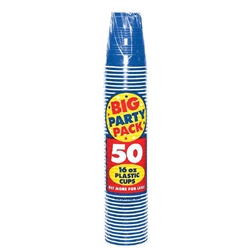 ROYAL BLUE 50CT 16OZ PARTY PACK