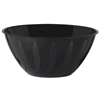 Black 5 Qts. Swirl Sturdiware Bowl