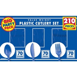 210 COUNT CUTLERY - BLUE