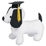 Graduation Autograph Pup Fabric Plush Dog