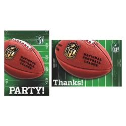 NFL Drive Invitations / Thank You Combo Pack
