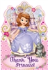 Sofia the First Princess Thank You Cards