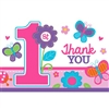 Sweet Birthday Girl Die-Cut Postcard Thank You Cards