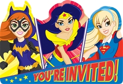 DC Super Hero Girls Invitations