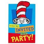 Dr. Seuss Party Invitations