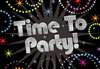 Time To Party Prismatic Party Invitations