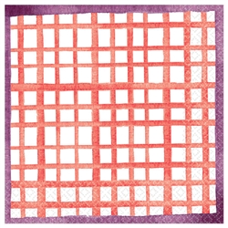 Pantoneâ„¢ Grid Beverage Napkins