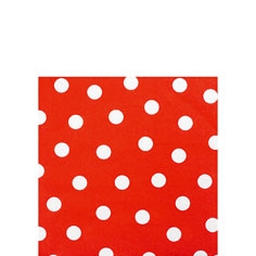 American Summer Red Dots Beverage Napkins