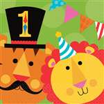 Fisher Price First Birthday Circus Luncheon Napkins