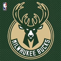 Milwaukee Bucks NBA Luncheon Napkins