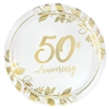 Happy 50th Anniversary 7" Plates