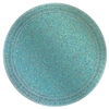 Round Prismatic Plates, 7"- Robin's Egg Blue