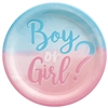 The Big Reveal Gender Reveal 7" Inch Plates