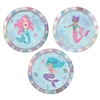 Shimmering Mermaids 7" Iridescent Plates