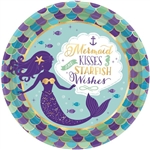 Mermaid Wishes 9 inch Dinner Plates