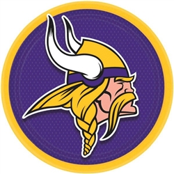 Minnesota Vikings 9 inch Dinner Plates