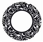 ORNAMENTAL SCROOL BLACK 9' PLATES