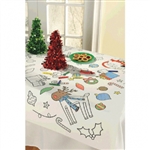 CHRISTMAS COLOR-IN TABLE COVER