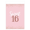 Sweet Sixteen Blush Table Cover