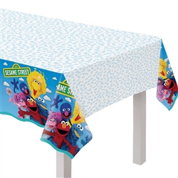 Sesame Street Table Cover - Plastic