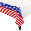 RED  WHITE  AND BLUE STARS TABLECOVER