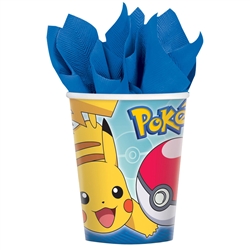 Pokemon 9oz Paper Party Cups
