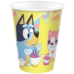 Blue 9oz Paper Cups