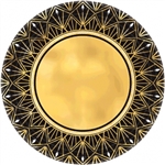 Glitz And Glam Art Deco Metallic 10 Inch Plates