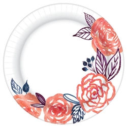 Pantone Florals 10 Inch Round Plates