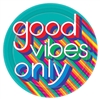 Good Vibes 10 Inch Party Plates