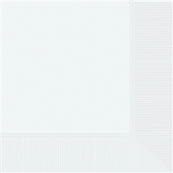 White Luncheon Napkins - 100 Count