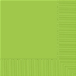 Kiwi Green Luncheon Napkins Party Pack - 100 Count