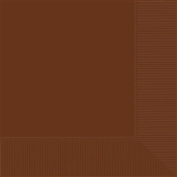 Chocolate Luncheon Napkins - 40 Count
