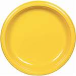 YELLOW SUNSHINE 10in. PLATES PARTY PACK - 50CT