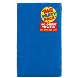 Royal Blue Guest Towels - 40 Count
