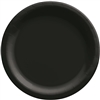 Black 6.75in Paper Plate Party Pack -  50 Count