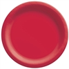 Red 6.75 Inch Paper Plates Big Party Pack - 50 Count