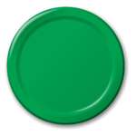 Green Dessert Paper Plates 6.75in. - 20 Count