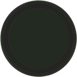 Black Dessert Paper Plates 6.75in - 20 Count