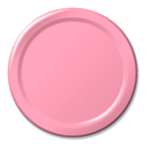New Pink Dessert Paper Plates 6.75in. -20 Ct