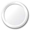 WHITE LUNCHEON PAPER PLATES 9in.-20 Ct