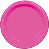 BRIGHT PINK 9in. PAPER PLATES