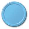 PASTEL BLUE LUNCHEON PAPER PLATES 9in.-20 Ct