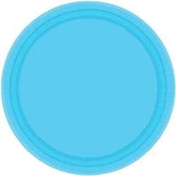 CARRIBEAN BLUE 9in. PAPER PLATES