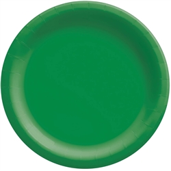 Green Luncheon Paper Plates 8.5" - 20 Ct