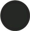 Black Luncheon Paper Plates 8.5" - 20 Ct