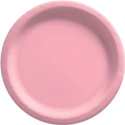 New Pink Luncheon Paper Plates 8.5" - 20 Ct