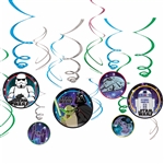 Star Wars Adventures Foil Swirls Decorations  Value Pack