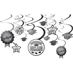 Grad Value Pack Swirl Decorations - White