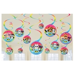 TY Beanie Boos Hanging Spiral Decorations